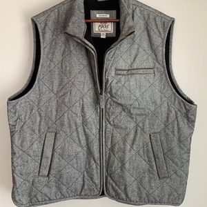 Quilted grey vest